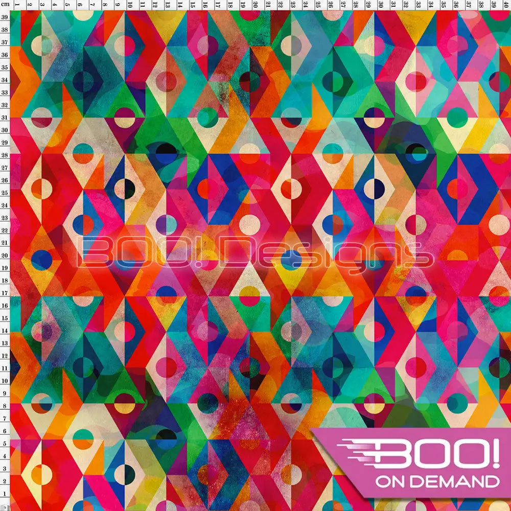 Spandex Native Geo Fabric