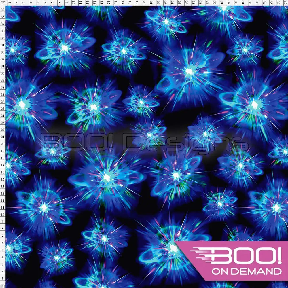 Spandex Nebular Blue - Fabric