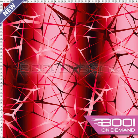 Spandex Neurons Red - Fabric