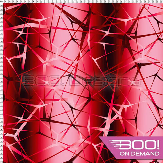 Spandex Neurons Red - Fabric
