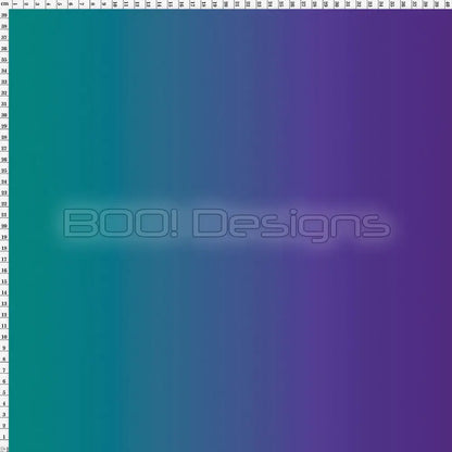 Spandex Ombre Emerald Purple Fabric