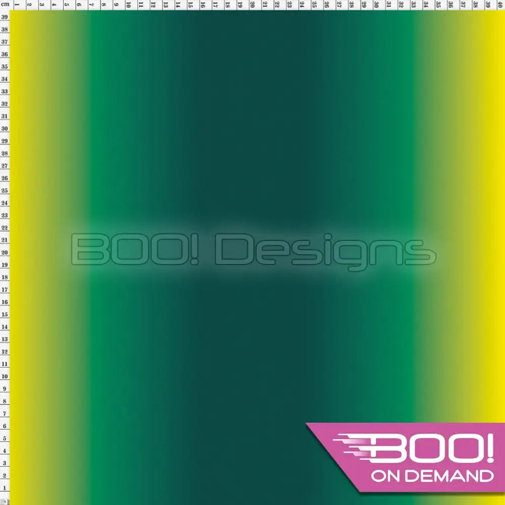 Spandex Ombre Green Gold Fabric