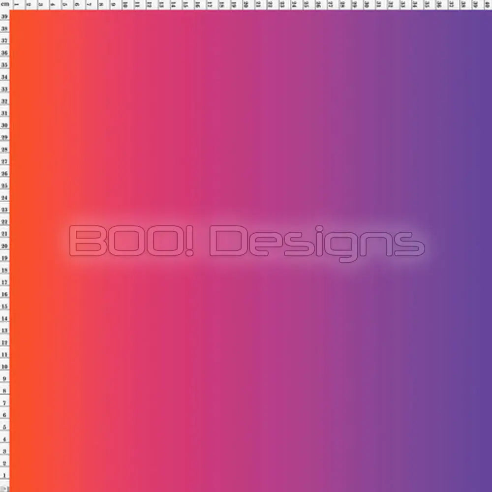 Spandex Ombre Orange Pink Purple Fabric