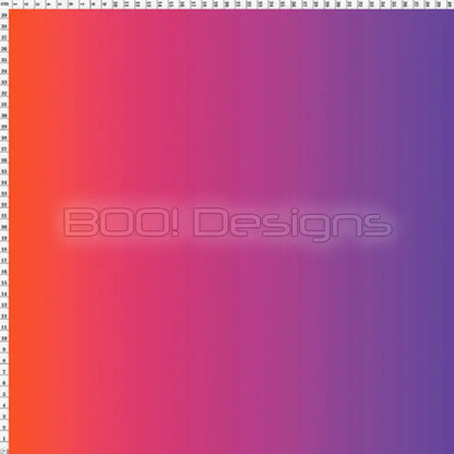 Spandex Ombre Orange Pink Purple Fabric