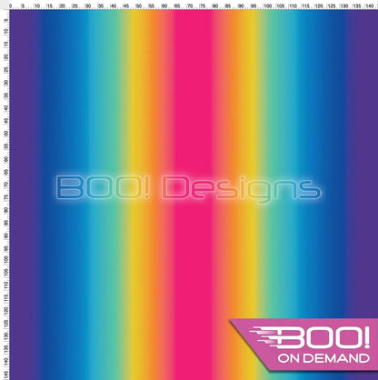Spandex Ombre Rainbow Fabric