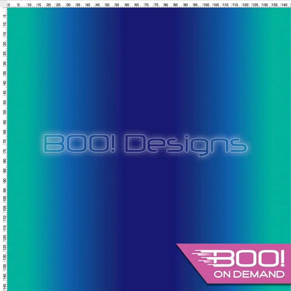 Spandex Ombre Teal Royal Fabric