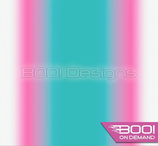 Spandex Ombre White Pink Teal Fabric