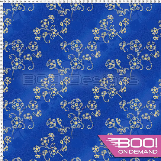 Spandex Oriental Royal Fabric