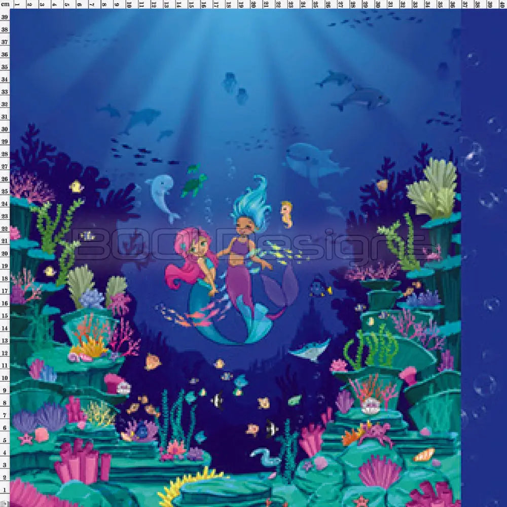 Spandex P100 2Mermaids Bubble Shine Project Panel