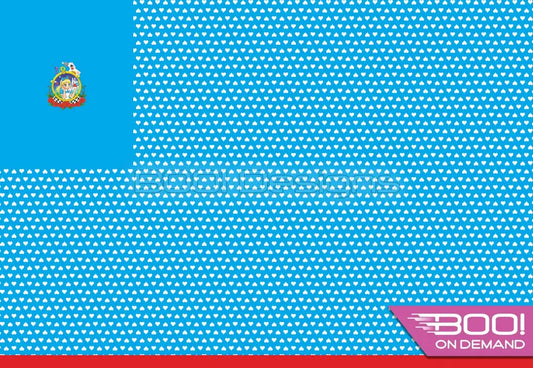 Spandex P100 Alice Hearts Blue Project Panel