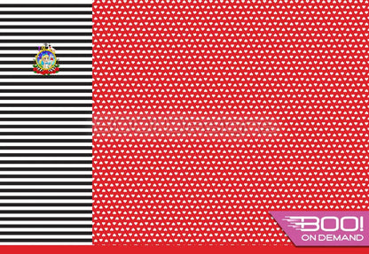 Spandex P100 Alice Hearts Red Project Panel