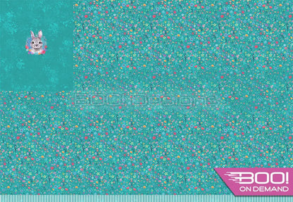 Spandex P100 Bunny Ditsy Floral Project Panel