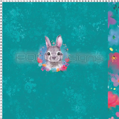 Spandex P100 Bunny Floral Project Panel