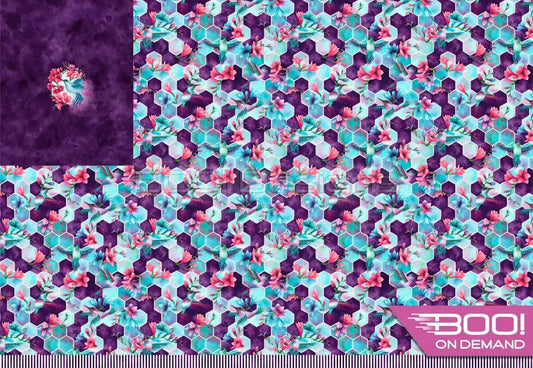 Spandex P100 Hummingbird Hex Project Panel