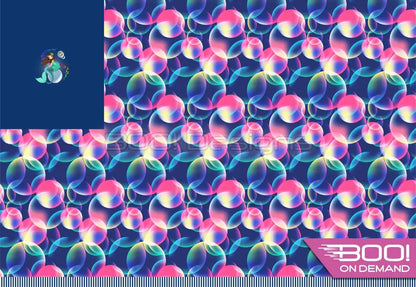 Spandex P100 Mermaid Bubbles Project Panel