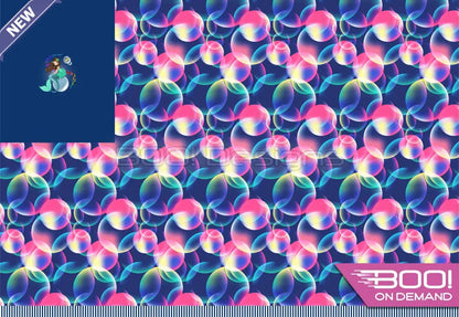 Spandex P100 Mermaid Bubbles Project Panel