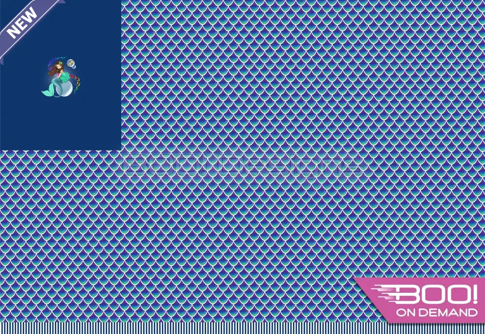 Spandex P100 Mermaid Scales Project Panel