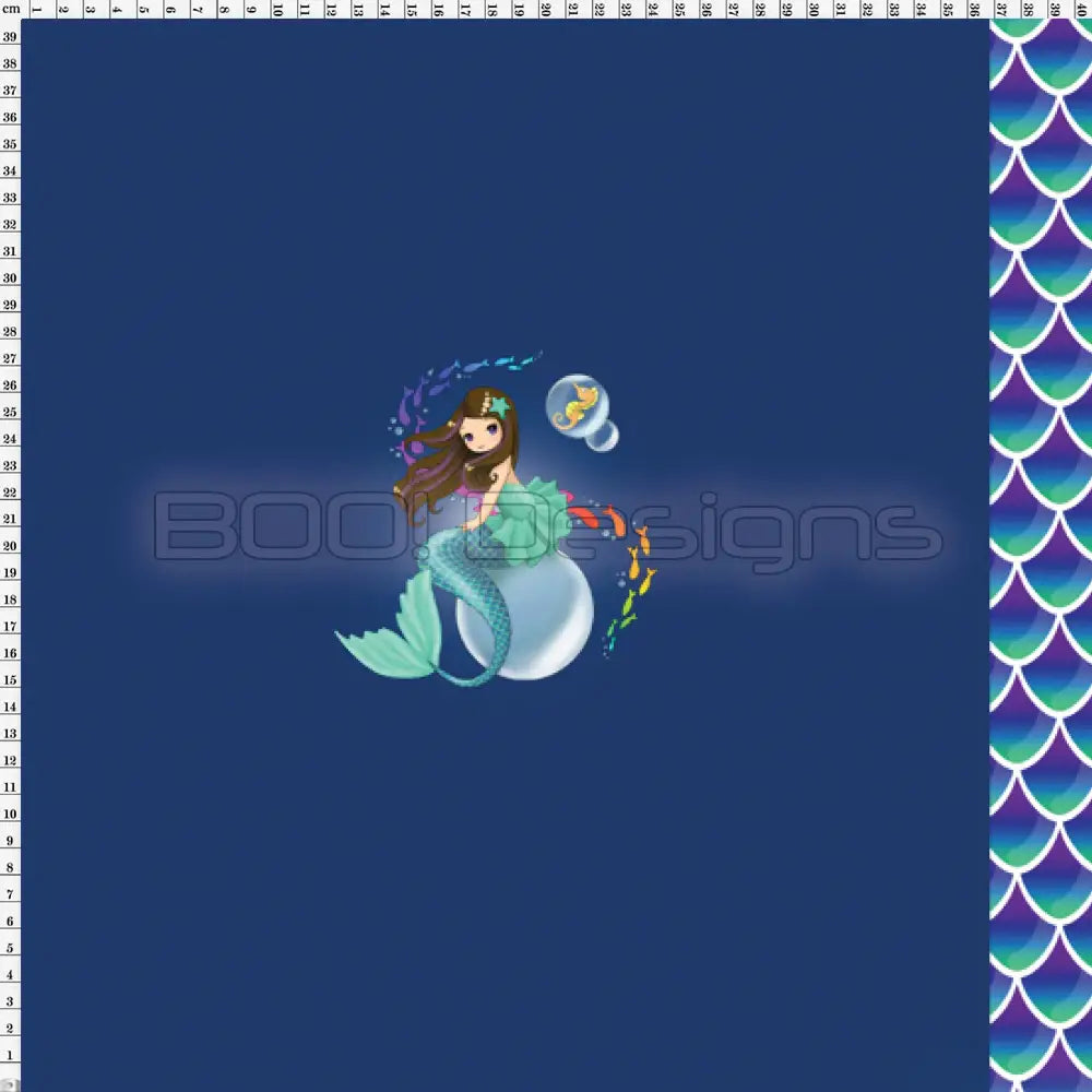 Spandex P100 Mermaid Scales Project Panel