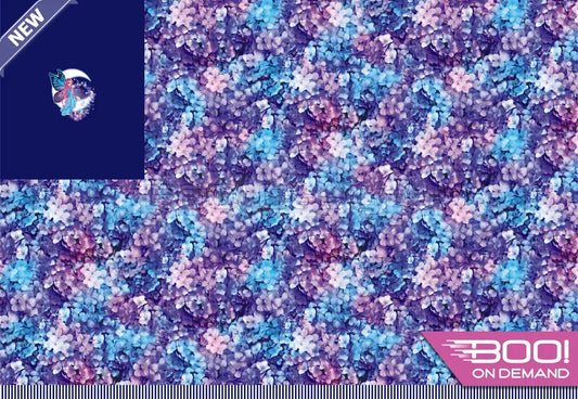 Spandex P100 Moon Fairy Hydrangeas Project Panel