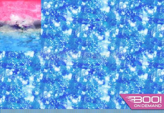 Spandex P100 Unicorn Sparkles Blue Project Panel