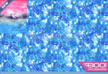 Spandex P100 Unicorn Sparkles Blue Project Panel