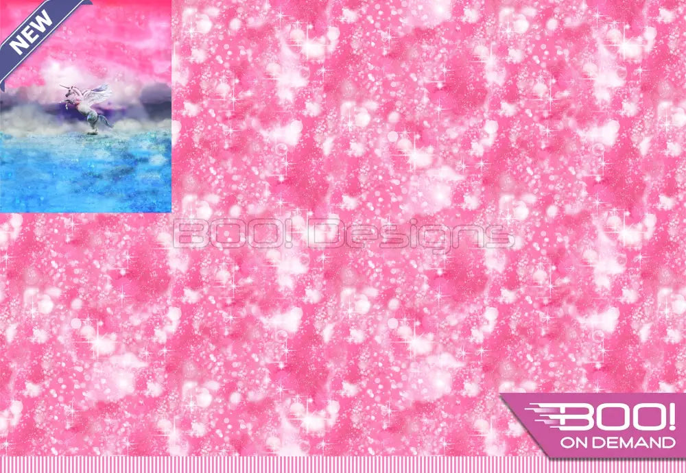 Spandex P100 Unicorn Sparkles Pink Project Panel