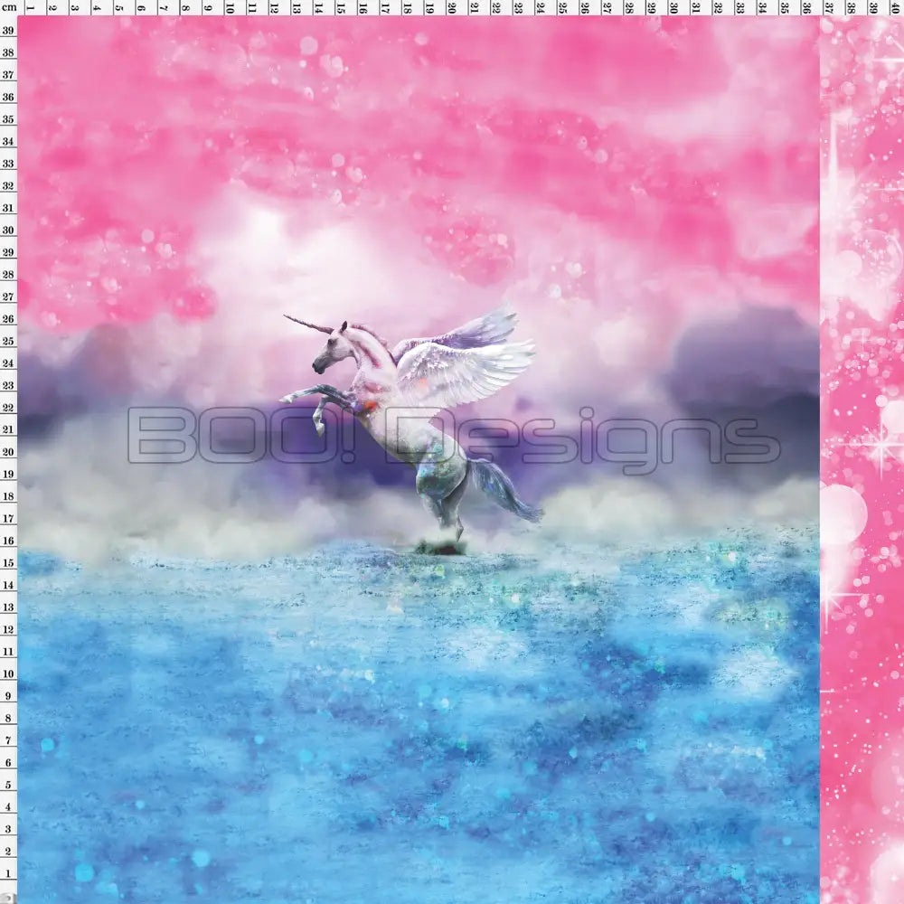 Spandex P100 Unicorn Sparkles Pink Project Panel