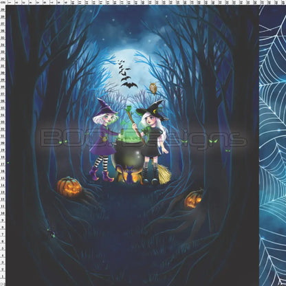 Spandex P100 Webs Toil and Trouble Project Panel