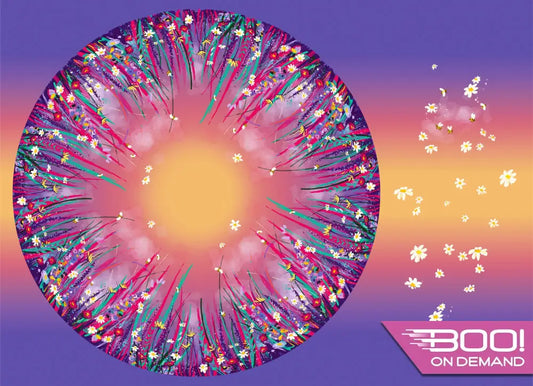 Spandex P105 Circle Panel Beeutiful Dawn Project Panel