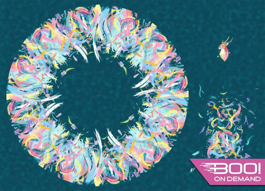 Spandex P105 Circle Panel Deer Project Panel