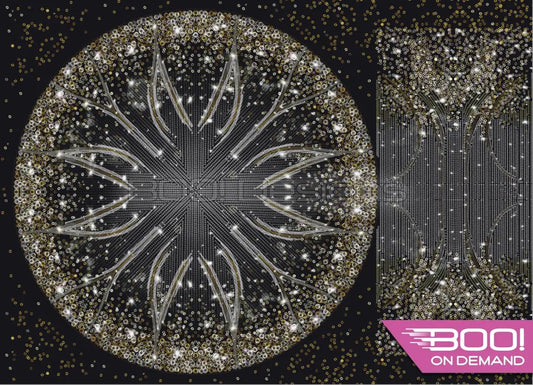 Spandex P105 Circle Panel Lover Black Project Panel