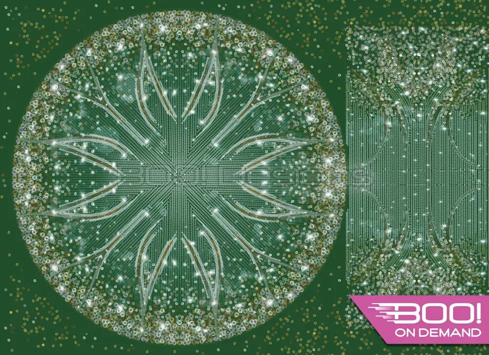 Spandex P105 Circle Panel Lover Green Project Panel