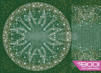 Spandex P105 Circle Panel Lover Green Project Panel