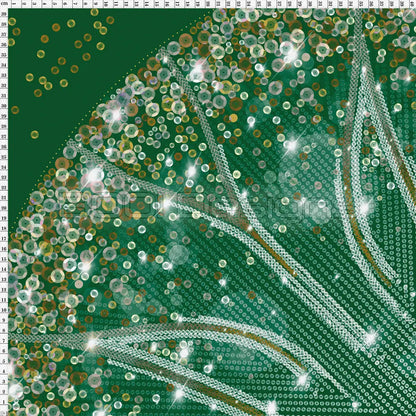 Spandex P105 Circle Panel Lover Green Project Panel