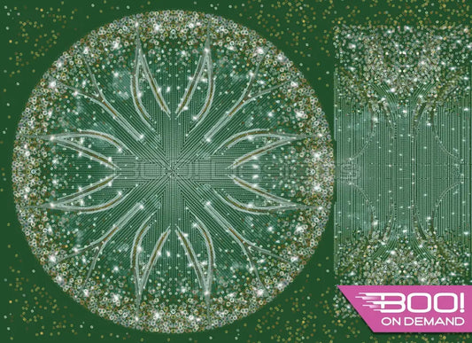 Spandex P105 Circle Panel Lover Green Project Panel