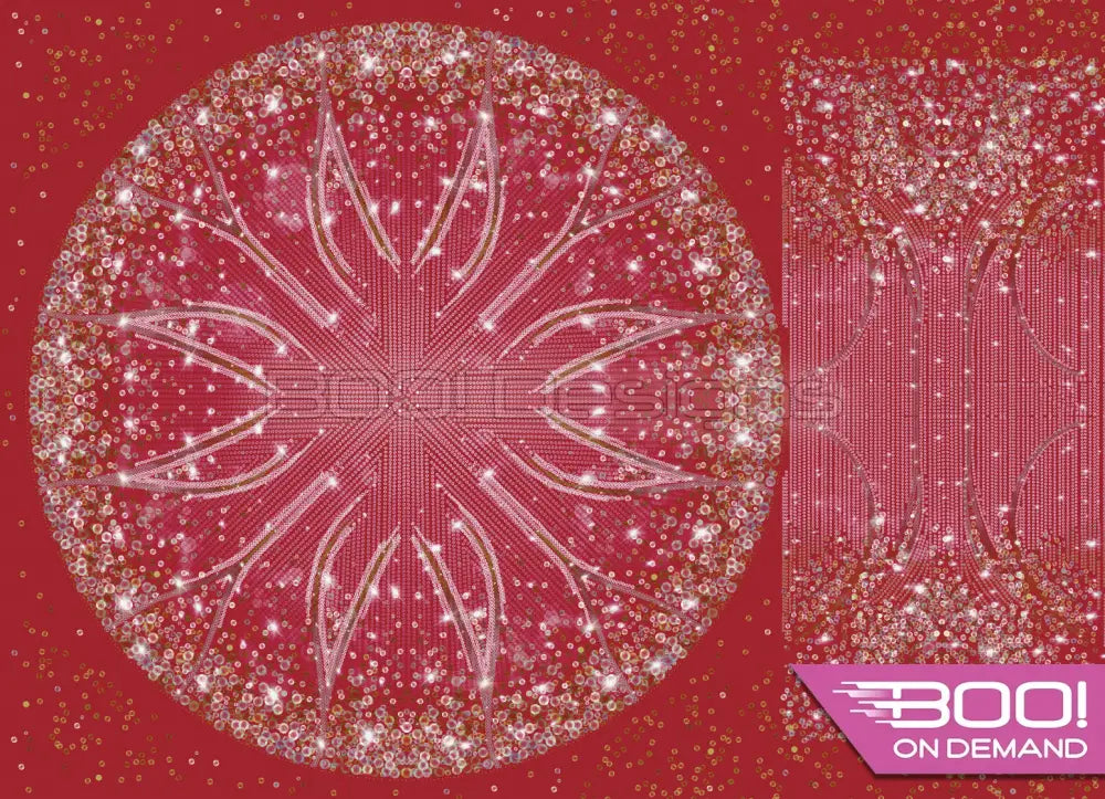 Spandex P105 Circle Panel Lover Red Project Panel