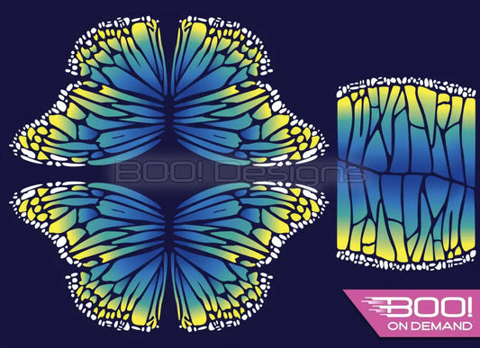 Spandex P105 Circle Panel Wings Ocean Project Panel