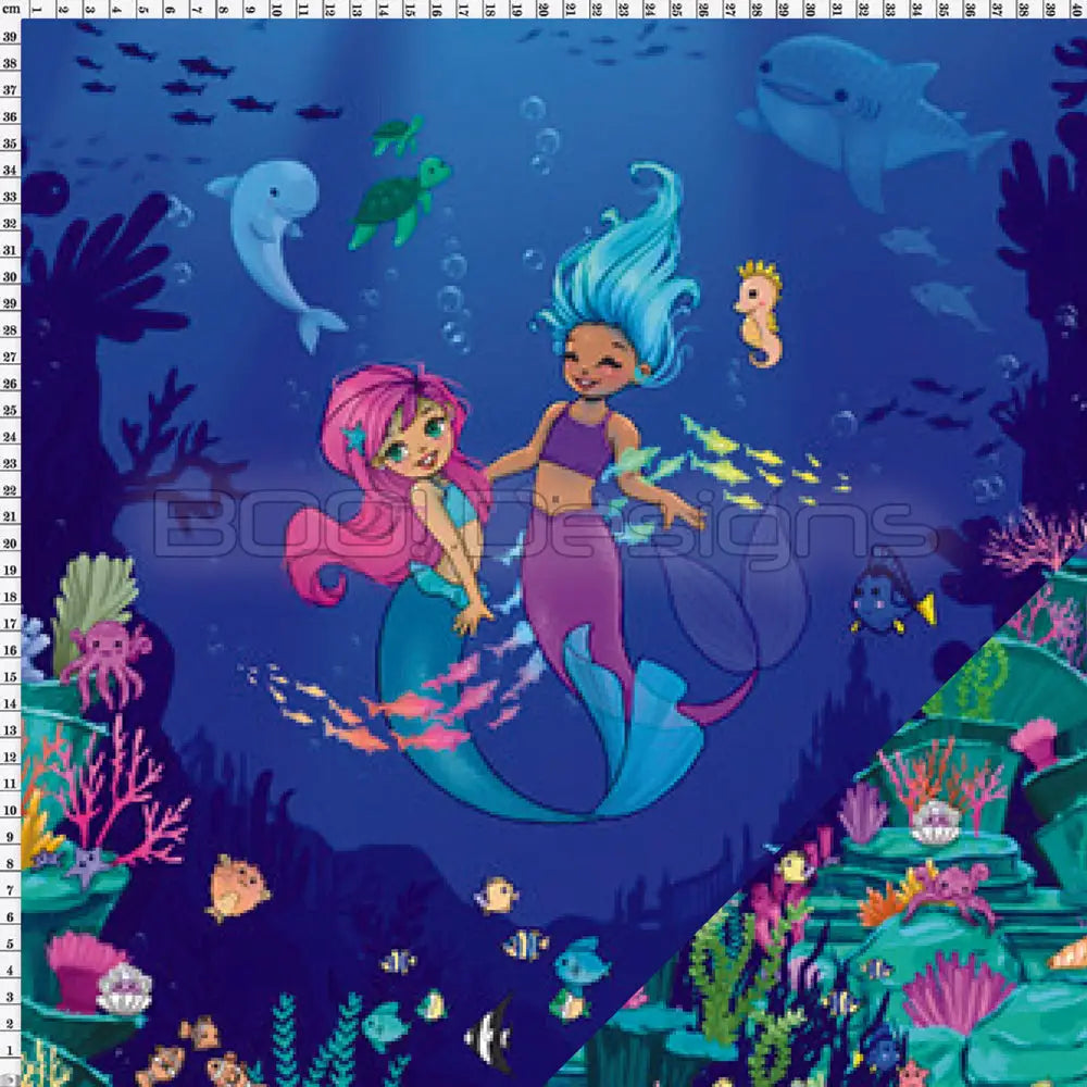 Spandex P125 2Mermaids Reef Project Panel