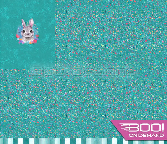 Spandex P125 Bunny Ditsy Floral Project Panel