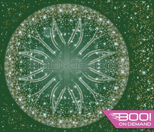 Spandex P125 Circle Panel Lover Green Project Panel