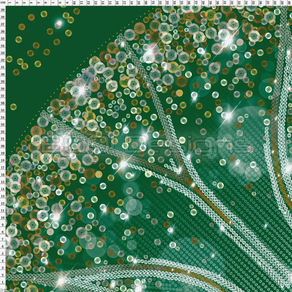 Spandex P125 Circle Panel Lover Green Project Panel