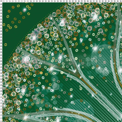 Spandex P125 Circle Panel Lover Green Project Panel