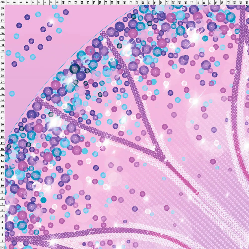 Spandex P125 Circle Panel Lover Pink Project Panel