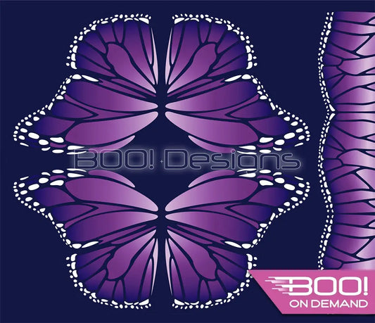 Spandex P125 Circle Panel Wings Purple Project Panel