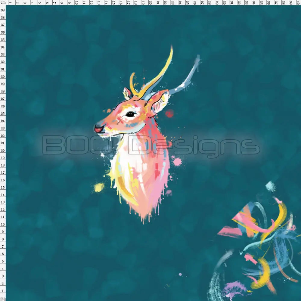 Spandex P125 Deer Paint Project Panel