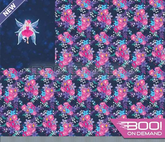 Spandex P125 Fairy Floral Project Panel