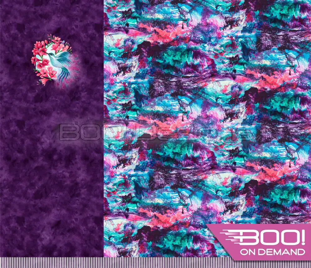 Spandex P125 Hummingbird Abstract Project Panel