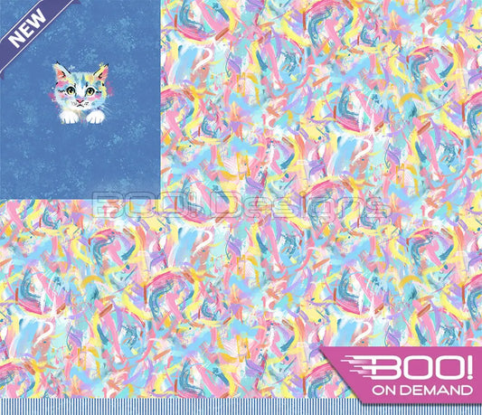 Spandex P125 Kitten Abstract Project Panel