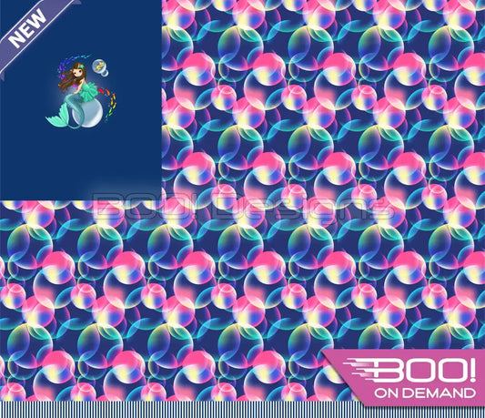 Spandex P125 Mermaid Bubbles Project Panel