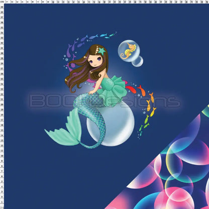 Spandex P125 Mermaid Bubbles Project Panel